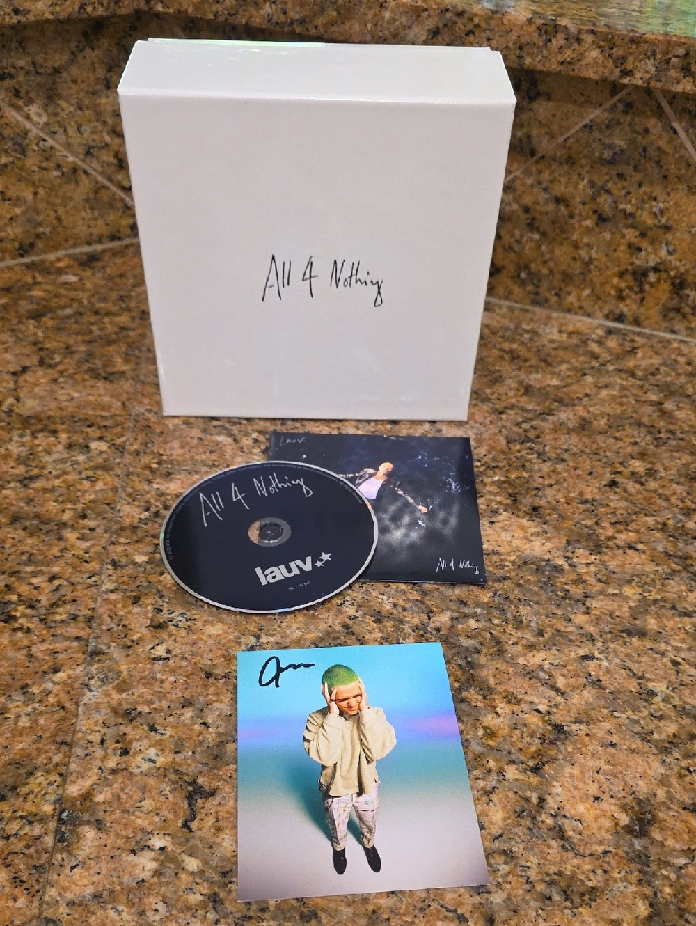 Signed Lauv All 4 Nothing CD With Box